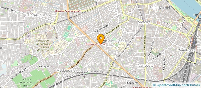 localisation de l'entreprise MALET ET ASSOCIES à BORDEAUX