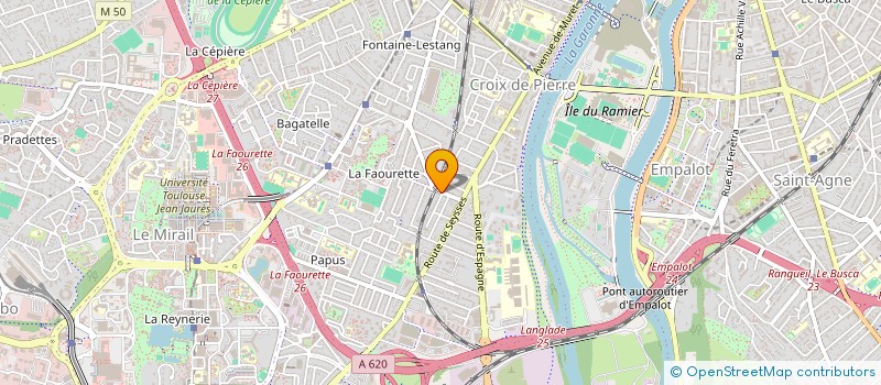 localisation de l'entreprise MALET FRANCK ET ELISABETH à TOULOUSE