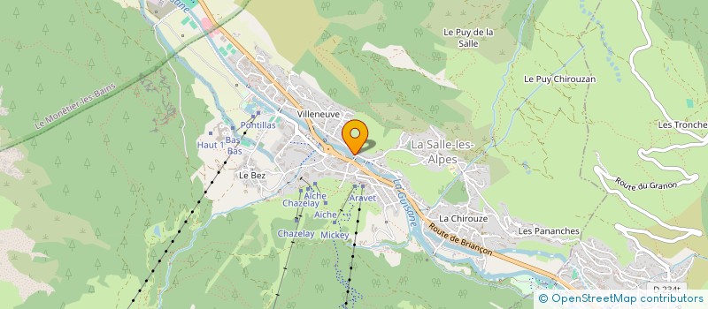 localisation de l'entreprise MALET IMMOBILIER à LA SALLE-LES-ALPES