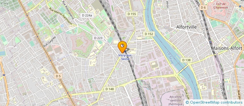localisation de l'entreprise MALET TRANSPORTS à VITRY-SUR-SEINE