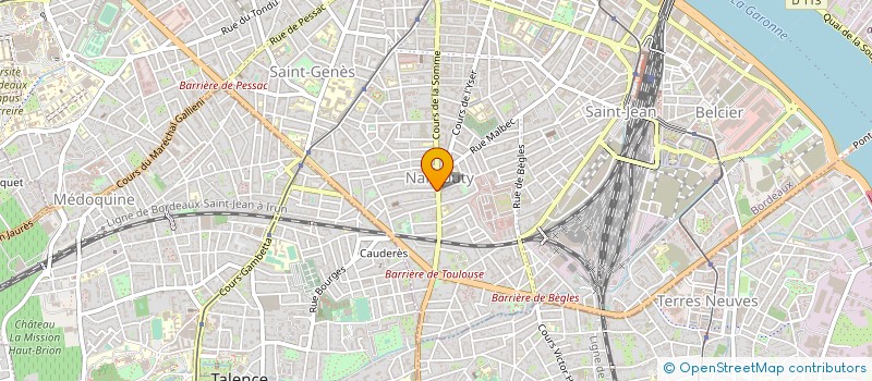 localisation de l'entreprise MALET-TROADEC à BORDEAUX