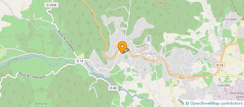 localisation de l'entreprise MALEX à GRIMAUD
