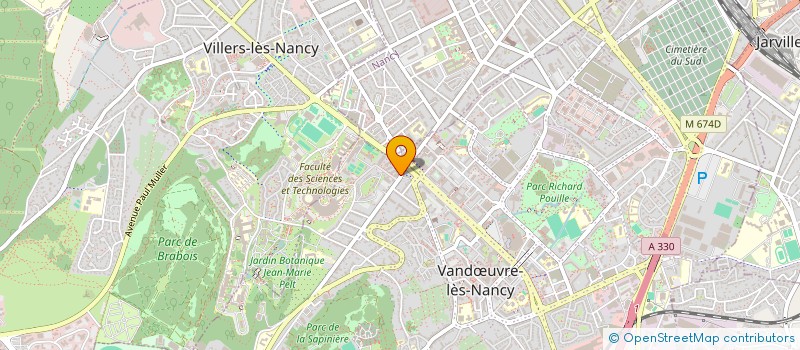 localisation de l'entreprise MALEX  VANDUVRE-LES-NANCY