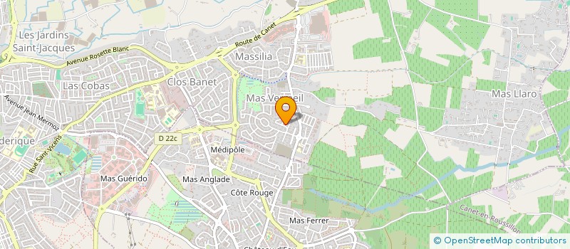 localisation de l'entreprise MALEXA  PERPIGNAN