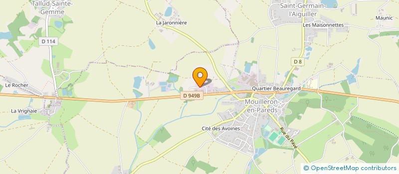 localisation de l'entreprise MALEXENE DIFFUSION  MOUILLERON-SAINT-GERMAIN