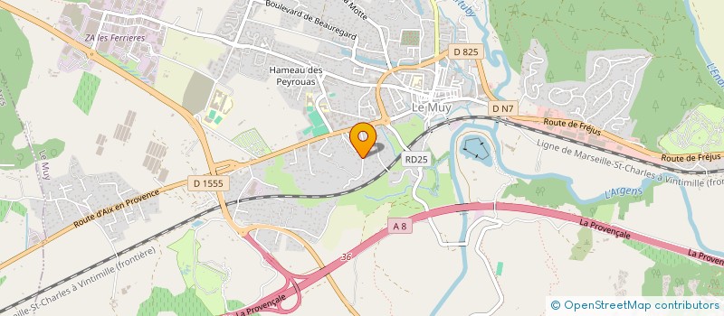 localisation de l'entreprise MALEXIANE  LE MUY