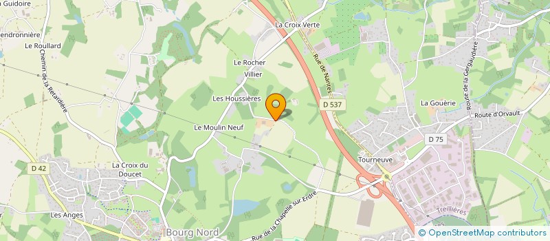localisation de l'entreprise MALEXIS à ORVAULT