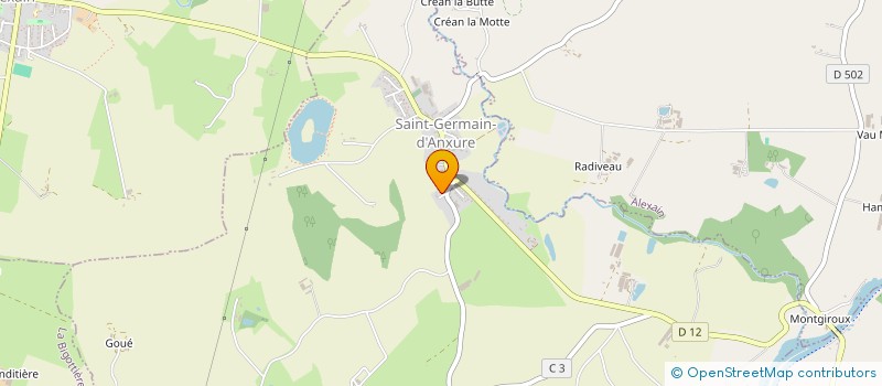 localisation de l'entreprise MALEY EXPRESS  SAINT-GERMAIN-D'ANXURE