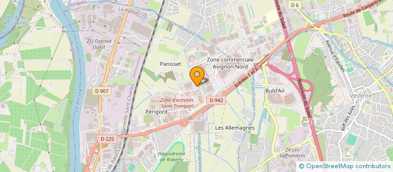 localisation de l'entreprise MALF  LE PONTET