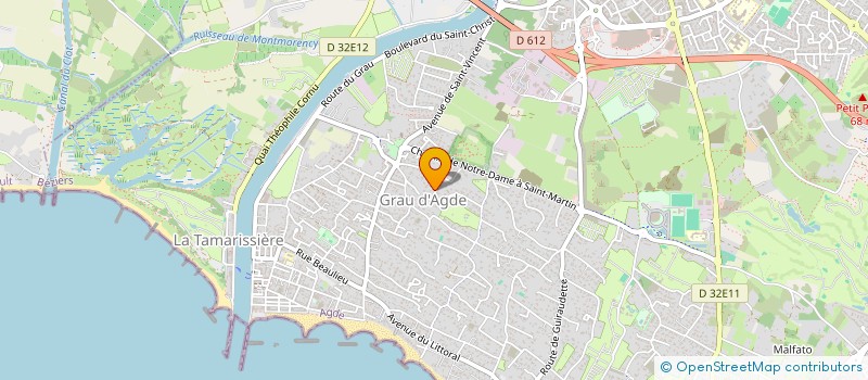 localisation de l'entreprise MALFATO NORD  AGDE