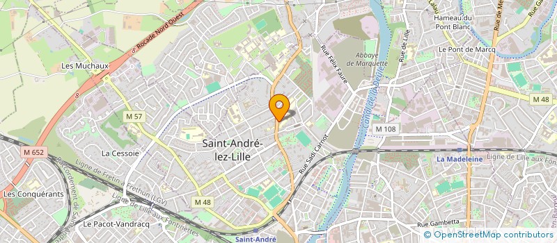 localisation de l'entreprise MALFOY TECH à SAINT-ANDRE-LEZ-LILLE