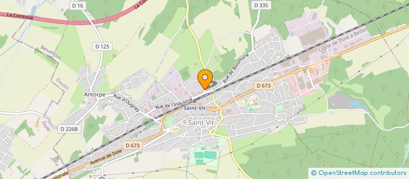 localisation de l'entreprise MALFROY ETUIS  SAINT-VIT