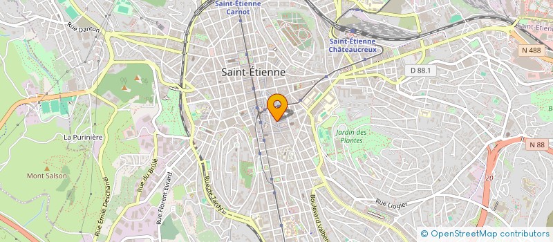 localisation de l'entreprise MALGAB  SAINT-ETIENNE