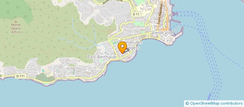 localisation de l'entreprise MALGO à AJACCIO