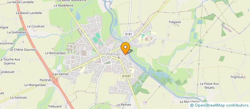 localisation de l'entreprise MALGOR MAINGUENE INVEST  TINTENIAC