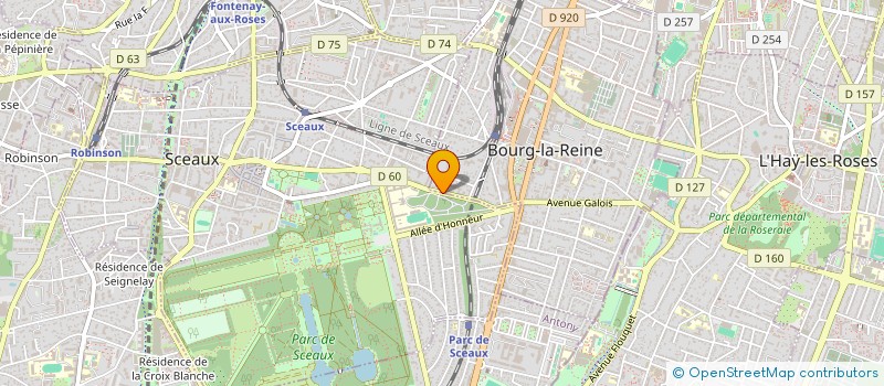 localisation de l'entreprise MALGOVERT à BOURG-LA-REINE