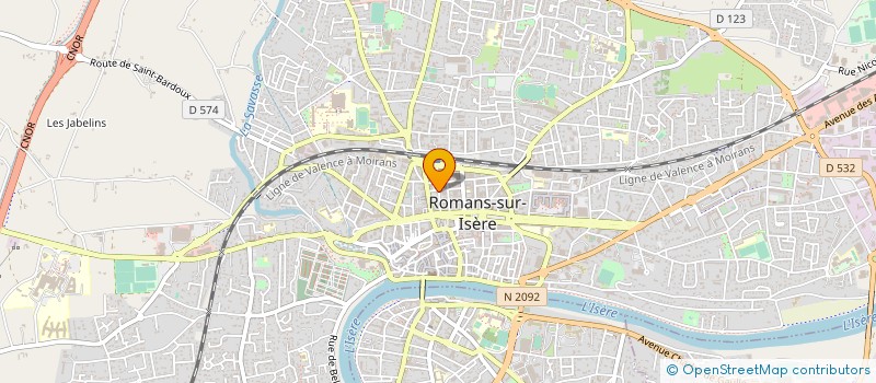 localisation de l'entreprise MALHA ETANCHEITE  ROMANS-SUR-ISERE