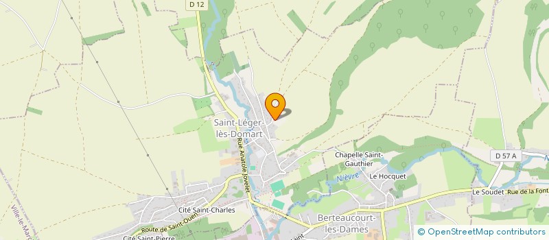 localisation de l'entreprise MALHEIRO JFN  SAINT-LEGER-LES-DOMART