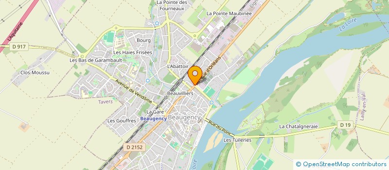 localisation de l'entreprise MALHERBE  BEAUGENCY
