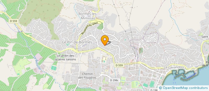 localisation de l'entreprise MALHERBE à BORMES-LES-MIMOSAS
