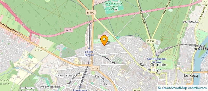 localisation de l'entreprise MALHERBE BEAUREGARD  SAINT-GERMAIN-EN-LAYE