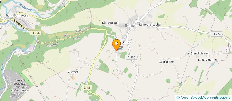 localisation de l'entreprise MALHERBE CONSTRUCTIONS à BERJOU