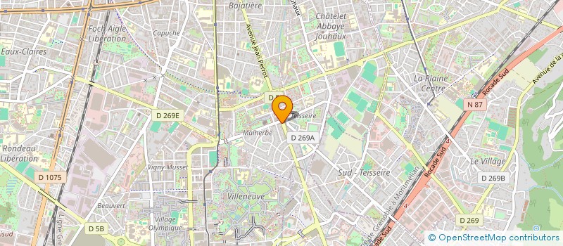 localisation de l'entreprise MALHERBIO à GRENOBLE