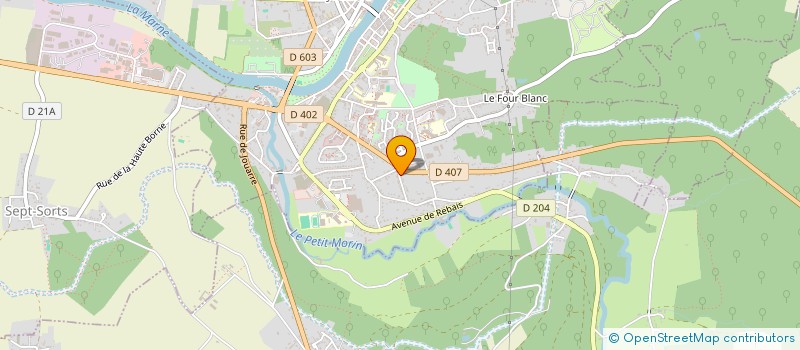localisation de l'entreprise MALHOMME  LA FERTE-SOUS-JOUARRE