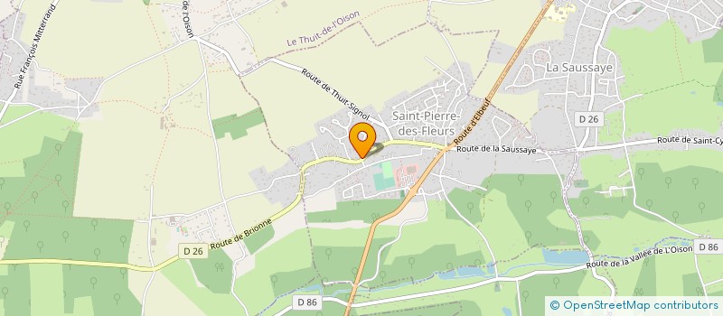 localisation de l'entreprise MALHOUITRE RENOVATION  SAINT-PIERRE-DES-FLEURS