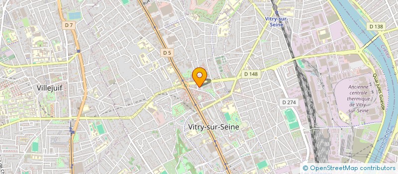 localisation de l'entreprise MALI'BERTE à VITRY-SUR-SEINE