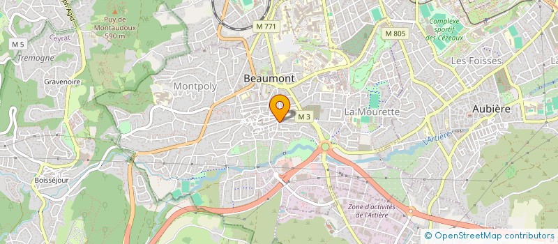 localisation de l'entreprise MALI-CE  BEAUMONT