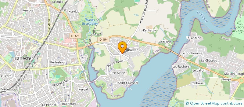 localisation de l'entreprise MALI-MELO  LANESTER