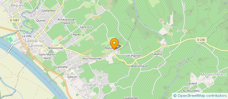 localisation de l'entreprise MALI S PAYSAGES  CADILLAC-SUR-GARONNE