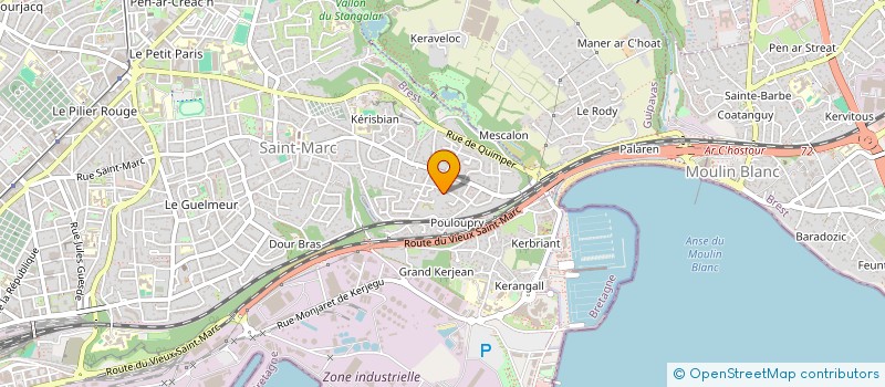 localisation de l'entreprise MALI YAO à BREST