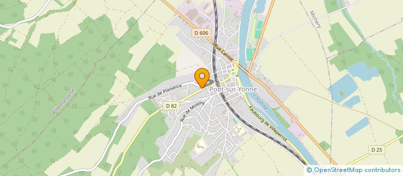 localisation de l'entreprise MALIACALL  PONT-SUR-YONNE