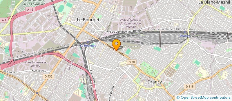 localisation de l'entreprise MALIAGRO à DRANCY