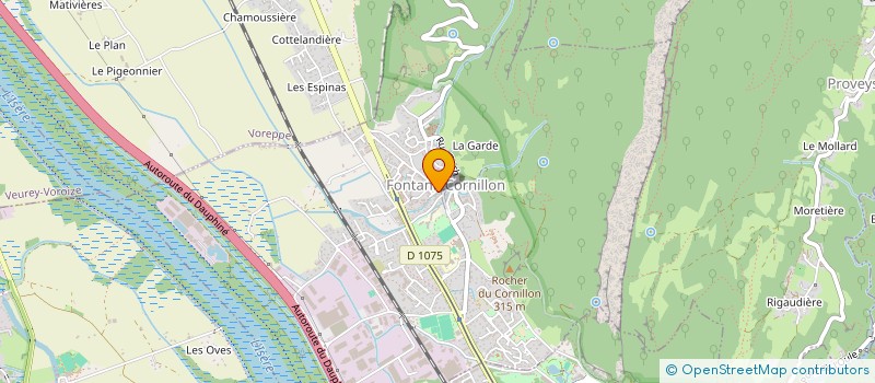 localisation de l'entreprise MALIANA  FONTANIL-CORNILLON