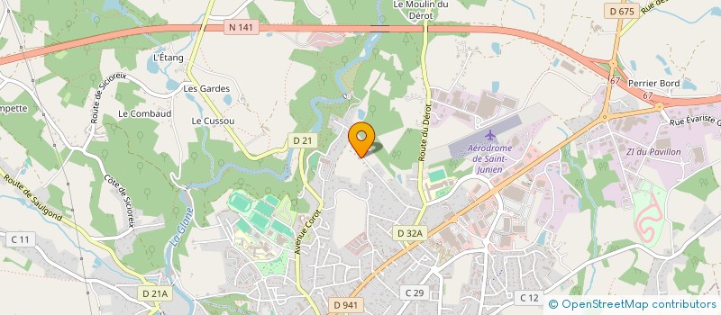 localisation de l'entreprise MALIANE à SAINT-JUNIEN