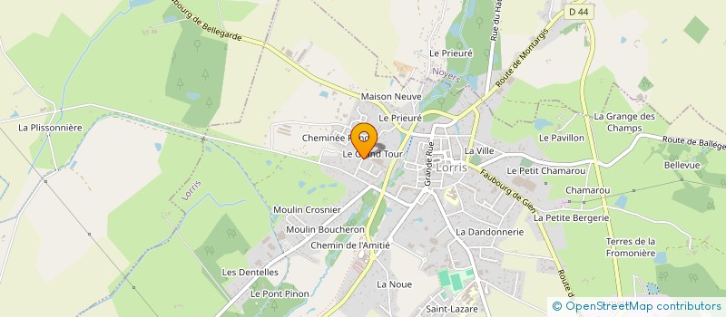 localisation de l'entreprise MALIANE  LORRIS