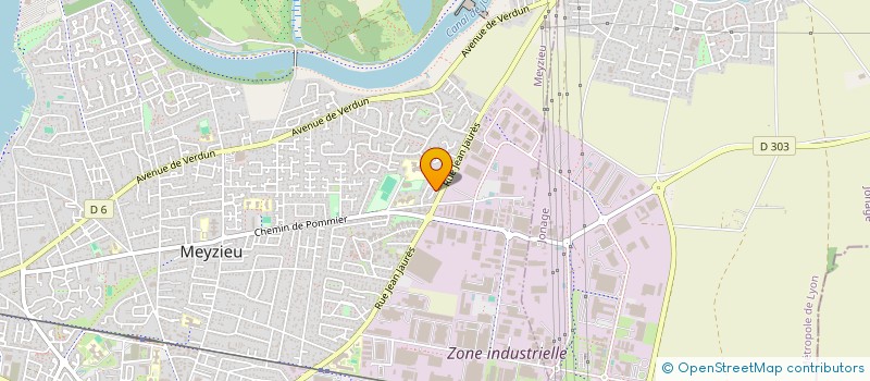 localisation de l'entreprise MALIBU  MEYZIEU