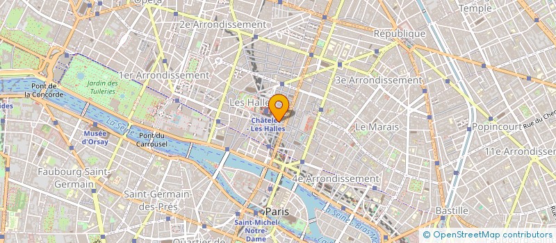 localisation de l'entreprise MALIBU CREATION à PARIS