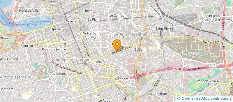 localisation de l'entreprise MALICE à MARSEILLE