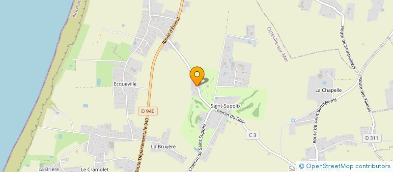 localisation de l'entreprise MALICE  OCTEVILLE-SUR-MER