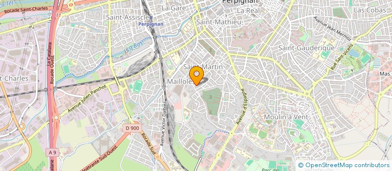 localisation de l'entreprise MALICE à PERPIGNAN