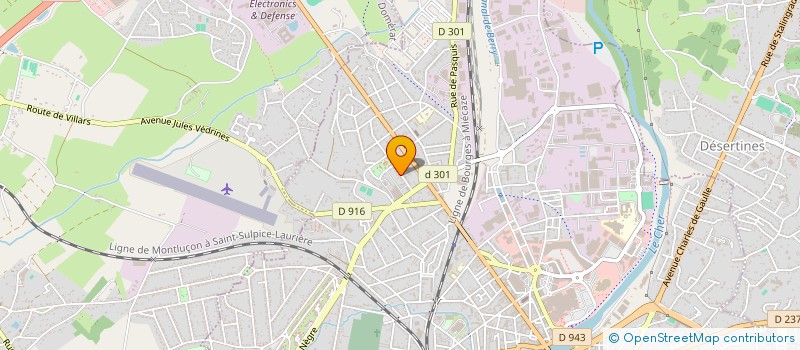 localisation de l'entreprise MALICE ET COMPAGNIE à MONTLUCON