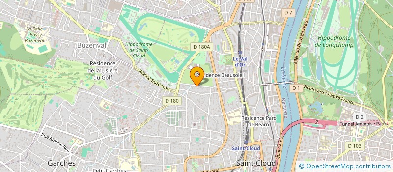 localisation de l'entreprise MALICE SARL  SAINT-CLOUD