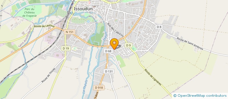 localisation de l'entreprise MALICHARD ET COMPAGNIE à ISSOUDUN
