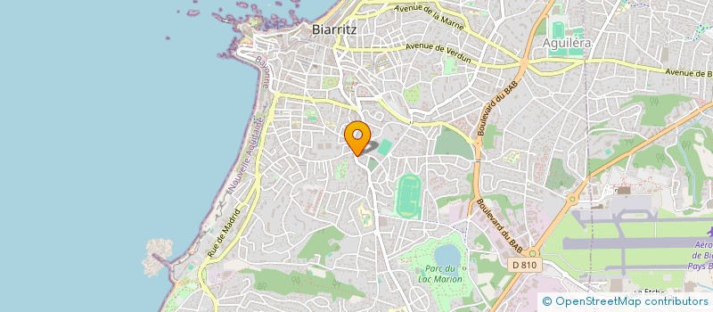 localisation de l'entreprise MALICIA à BIARRITZ