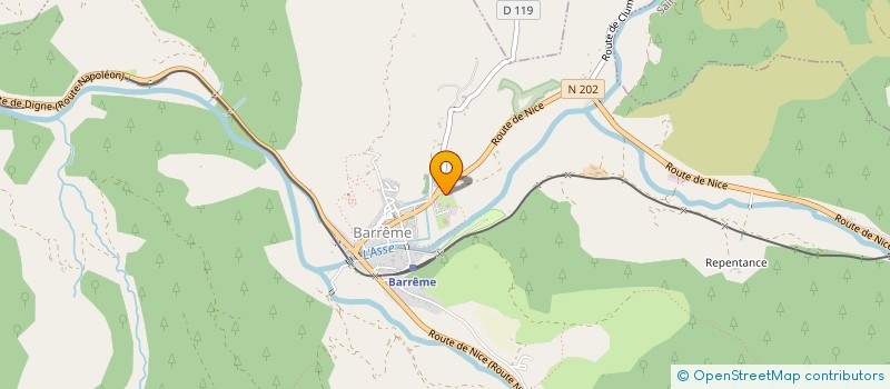 localisation de l'entreprise MALICIA VOYAGES  BARREME