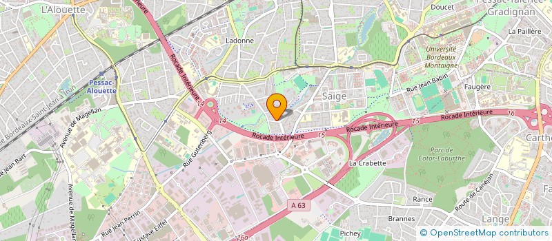 localisation de l'entreprise MALICLAUEL  PESSAC